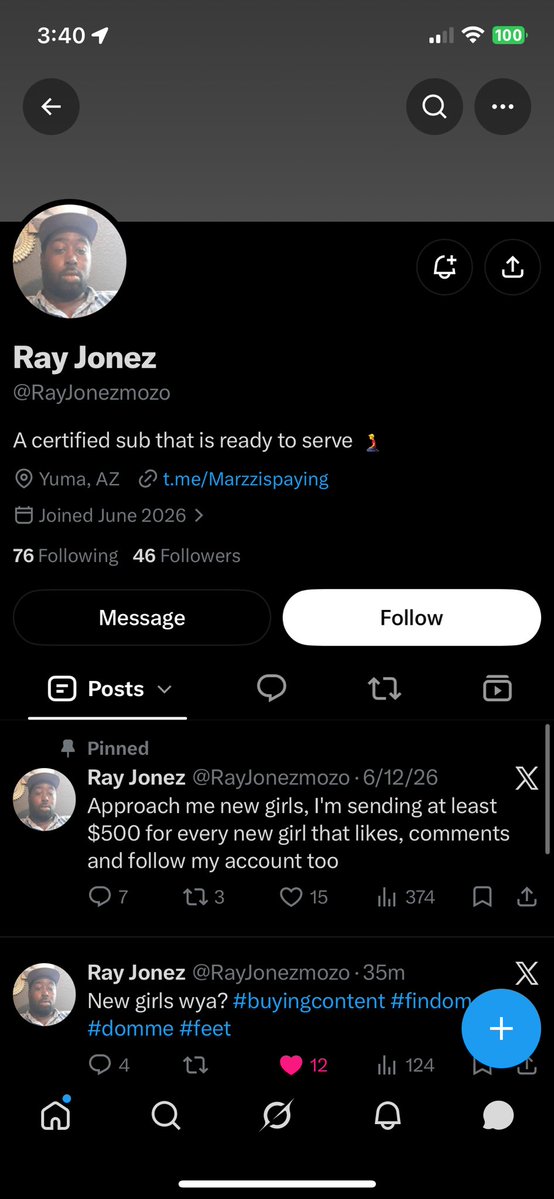onyx1808's tweet photo. Yea don’t message me with this bs. #buyingcontent https://t.co/j5TFLPx2av