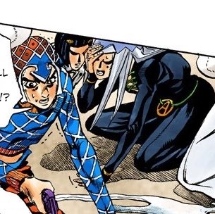 slow939's tweet photo. #uselessfact bruno holds onto leone in the anime but doesn’t in the manga https://t.co/K4w7GgrfTb