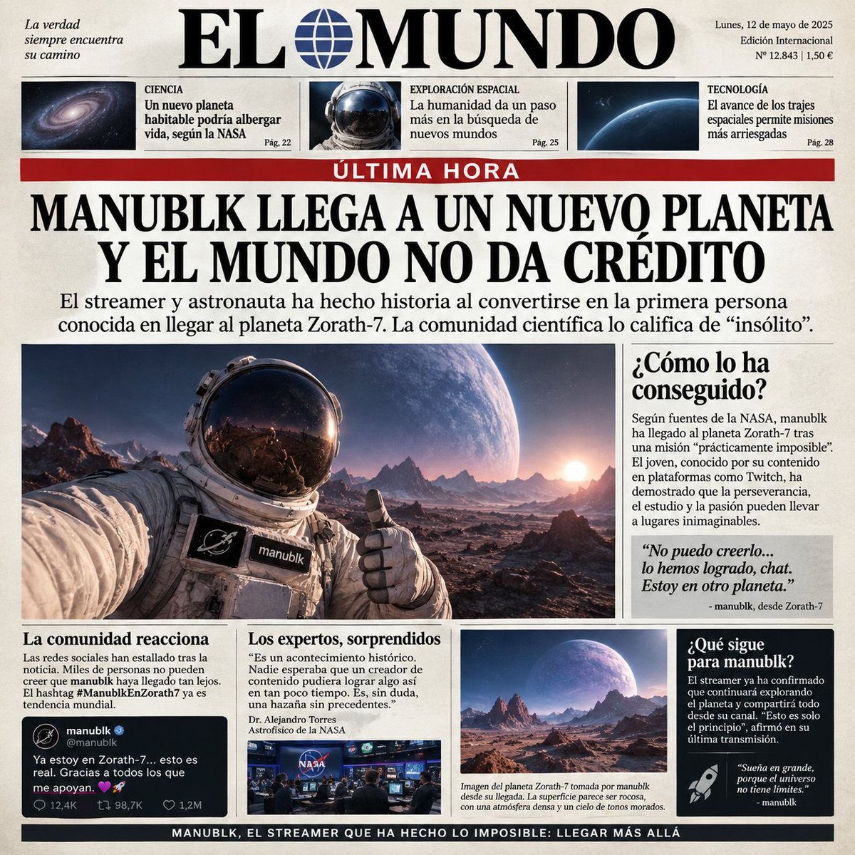 Alvaro_Ate's tweet photo. 🔥🔥🔥NOTICIAS ABRUMADORAS🔥🔥🔥UVE DOBLES RONDAN POR EL INTENRNET!!! #TodoEsPosible #Manublk #blk #LosDelEspacio @TheMonroyy @ElCarlily https://t.co/kvlIGqYF0O