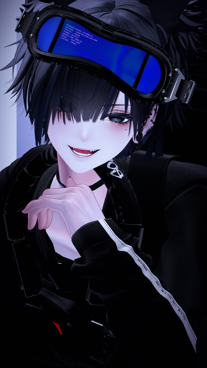 pontr__'s tweet photo. おはよしよ🐈‍⬛💙
#Nakiya3D https://t.co/enlDtYy1BD