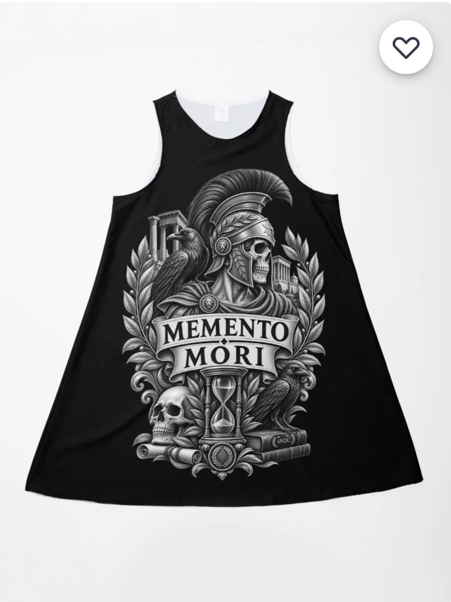 EASoldierNFTCol's tweet photo. 💀🎃🖤 Memento Mori A-Line Dress

Ready to be the most stylish witch this Halloween? 🧙‍♀️✨

Shop now 👉 https://t.co/ubFTAgkKdd

#MementoMori #Halloween #HalloweenFashion #GothicFashion #DarkAesthetic #AlineDress #AlternativeFashion #GothStyle #EASoldierNFTCollection #Redbubble https://t.co/fn5uQOJ7pK