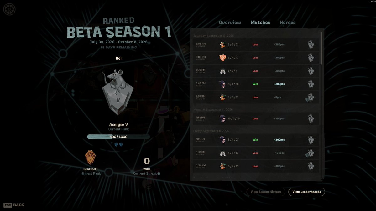 RolThatGuy's tweet photo. Damn, I guess I AM that bad

One game from Sentinel I ended up now Acolyte V

geeg ig https://t.co/e9M2qPVoVv
