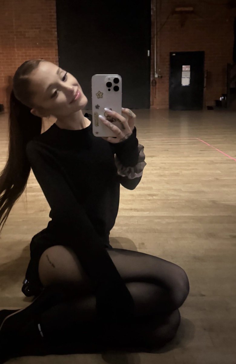 cambeserious's tweet photo. thinking about ariana’s left thigh tattoo that says ‘brown rice syrup’ https://t.co/yCL0E23Eu7