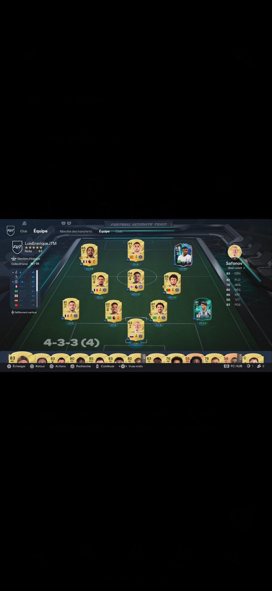 _xelaa_'s tweet photo. @TwinsFifaHD salut les goats, voici mon équipe dites moi je dois changer quoi :) bonne vidéo ! https://t.co/ZntXpPyKTh