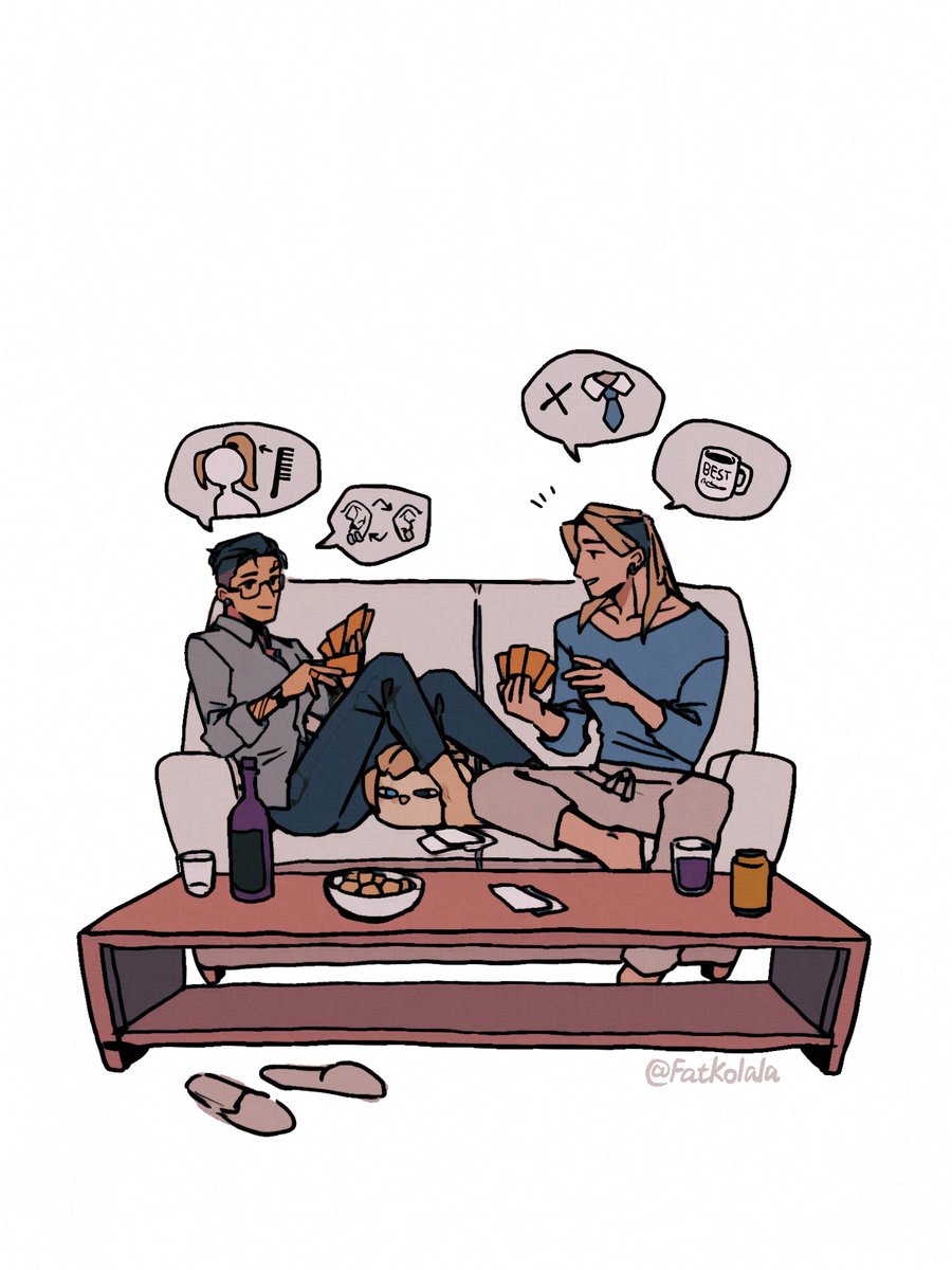 FatKolala's tweet photo. [SOMBTEMBER 2026 Day 1 — Different Game]
If Sova and Chamber suddenly start acting or dressing differently, they probably made a few little bets during a card game the night before.
#somber #sombtember26 #chamber #sova https://t.co/ikvKUwSsVI