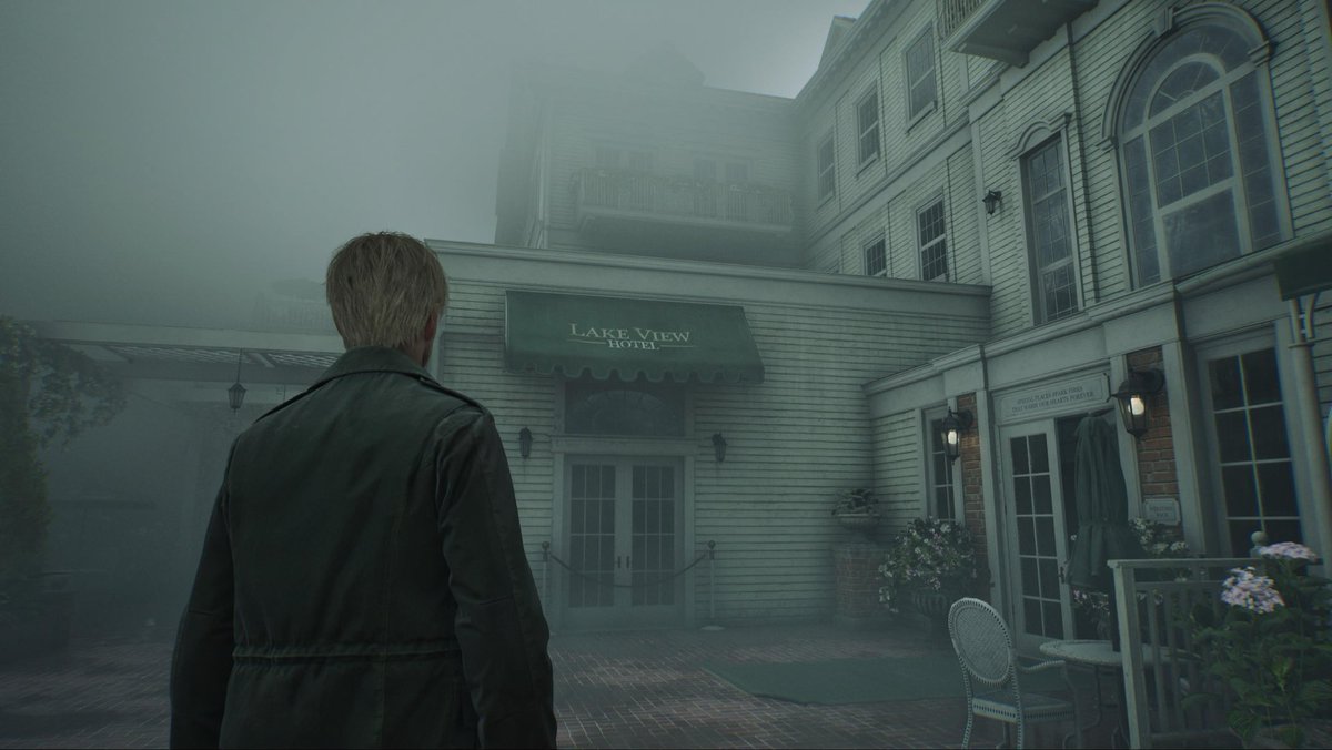 Jesttara's tweet photo. Finally made it to the Lakeview Hotel in Silent Hill 2!

#silenthill #silenthill2 #silenthill2remake #ps5 
#playstation #gaming https://t.co/9yz1siz47v