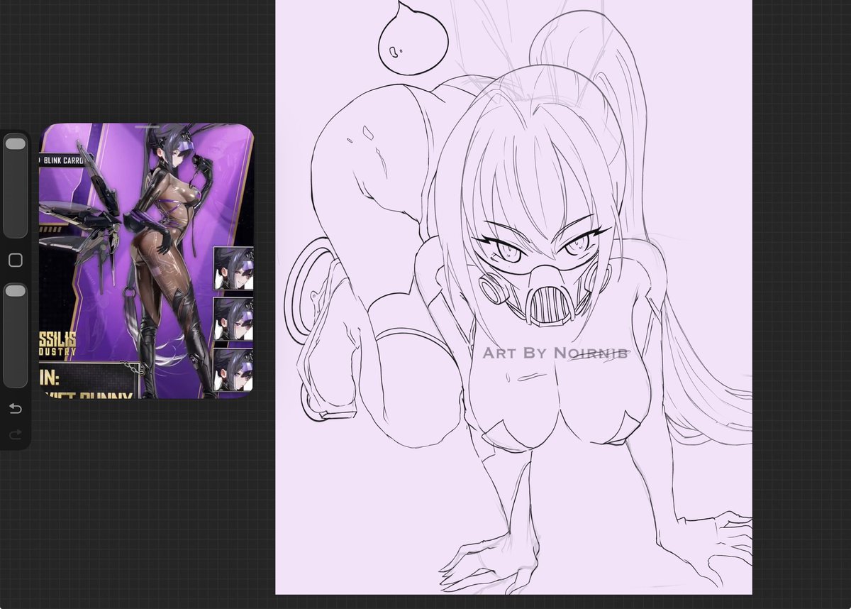 NoirNib's tweet photo. Sin: Swift Bunny (WIP) 

#NIKKE  #NIKKEfanart  #ニケ #メガニケ https://t.co/nXAr7mO1cF