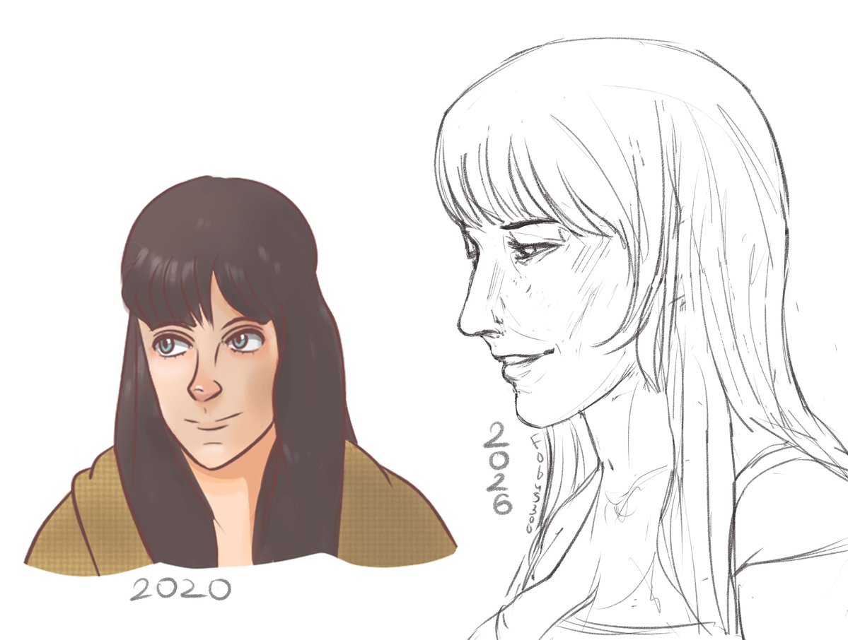 Fobus300's tweet photo. Redraw! This is Xena from Xena: Warrior Princess. When I was a kid, my grandmother introduced me to this fandom. Man, I was so obsessed with Gabrielle. Well, anyway, Xena/Gabrielle is my mega‑canon couple!
#art #fanart #Xena #sketch https://t.co/c5NcgjAqwv