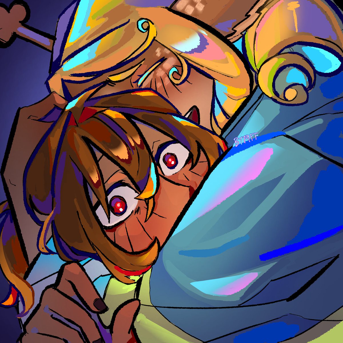 B779FFmyosotis's tweet photo. kriselle / farcille redraw 🍎
experimenting with color and lighting a bit!!! https://t.co/JGKQS2Oakp