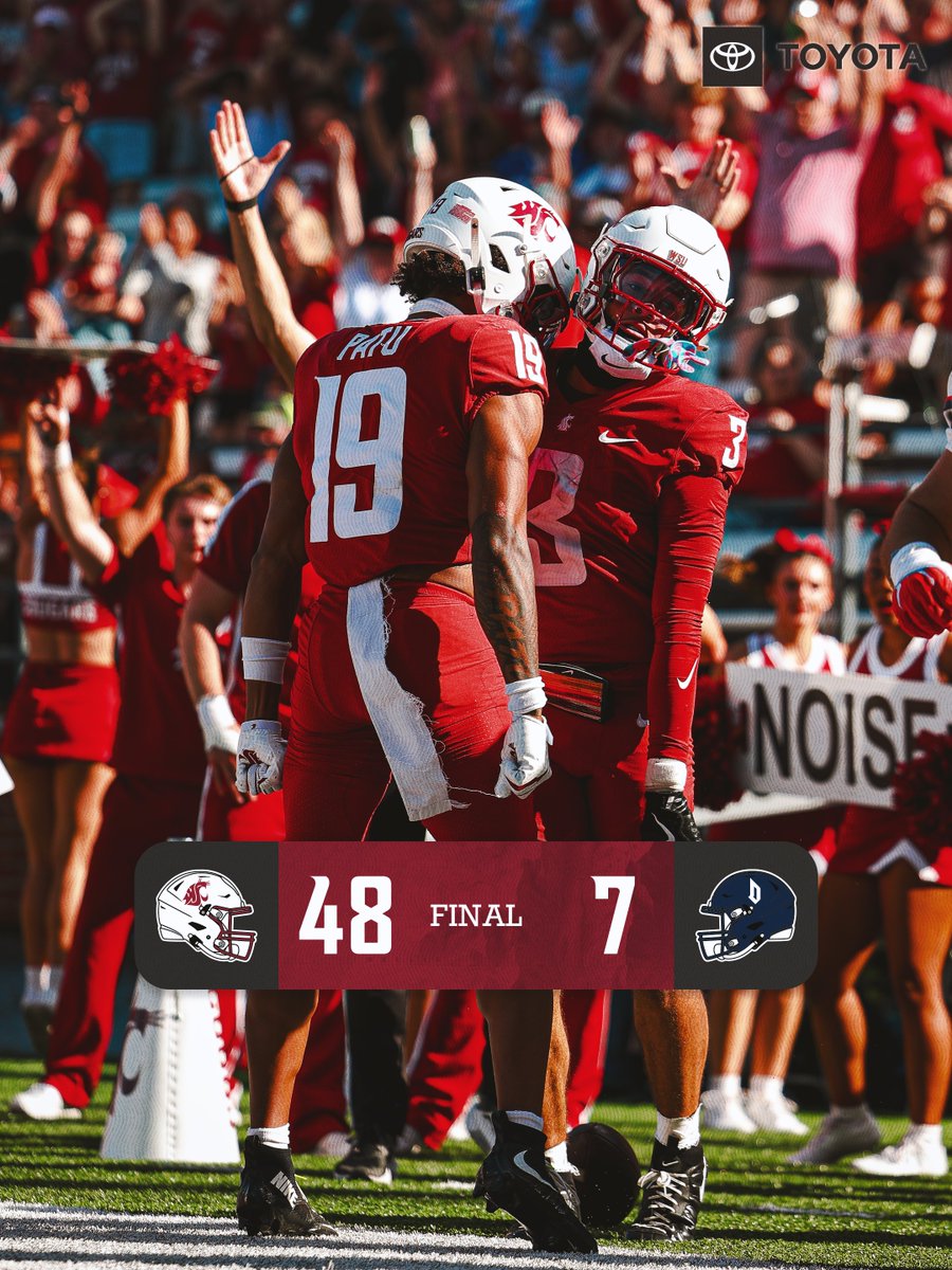 WSUCougarFB's tweet photo. COUGS WIN‼️ https://t.co/ao4cJl6pdl