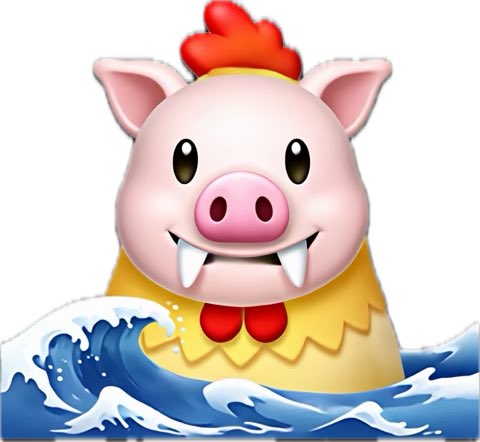 Lynenalyne's tweet photo. ชอบอันนี้มาก ￼￼￼￼￼￼555555 มาสคอตน่ารักดีนะลูก
ธีร์ : 🐔🦷
เวฟ : 🐷🌊 
#tthi_eks #waavetnp #ท่านโปรดคลื่น https://t.co/CqpND27Fbw