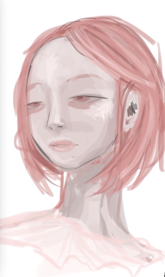 pinklossp's tweet photo. Digital doodle :) getting a better understanding of the app I’m using #artmoots #digitalart https://t.co/gFOeNGobqS
