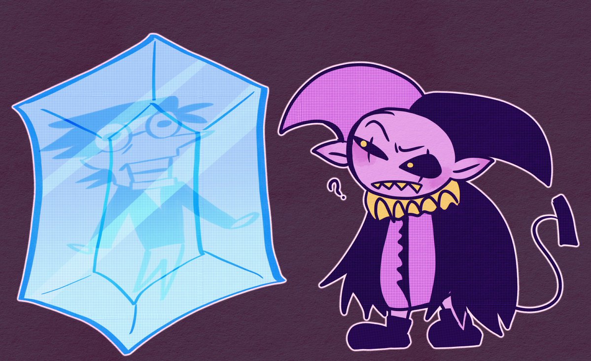 BlueLobsterHead's tweet photo. Is he good? #spamton #jevil #deltaruneㅤㅤㅤ https://t.co/2fLwHitD8u