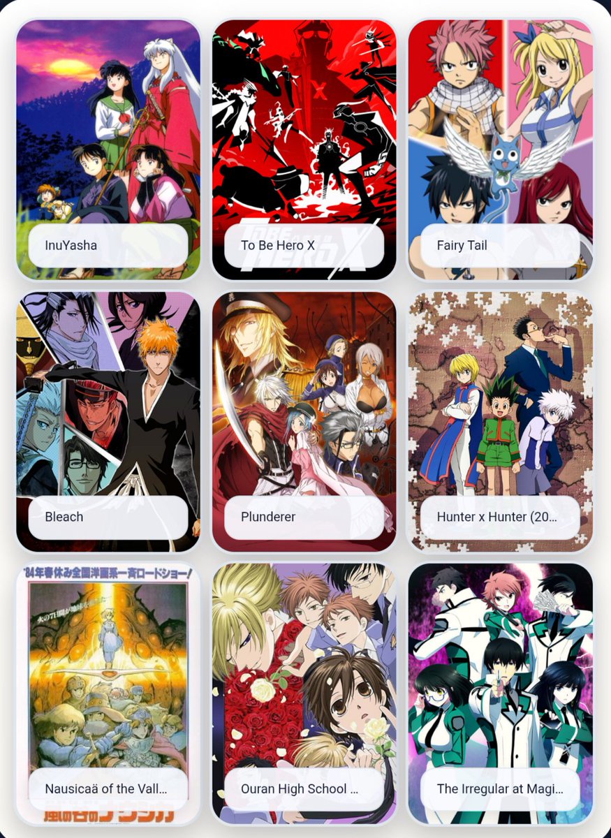 JadeSapphire_'s tweet photo. The 9 animes over the years that have helped shape me over the years 
🗡️✨ https://t.co/PxmQ86Wh6H