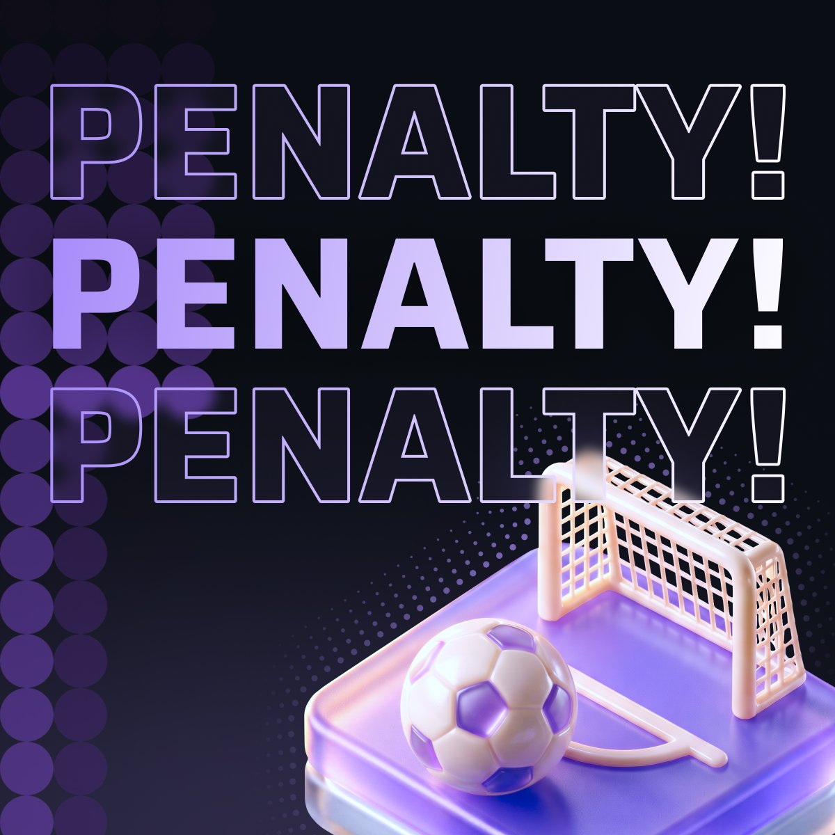 pulseandpredict's tweet photo. PENALTY! The one call almost nobody makes. Every five minutes on THE PULSE, ten possible outcomes, one question: what happens next? See the foul coming before the whistle, before your screen shows it. First 10 calls on us with your first 5 USDC deposit. THINK YOU KNOW FOOTBALL? PROVE IT.                                  #THEPULSE #PredictArena #penalty #football #LaLiga