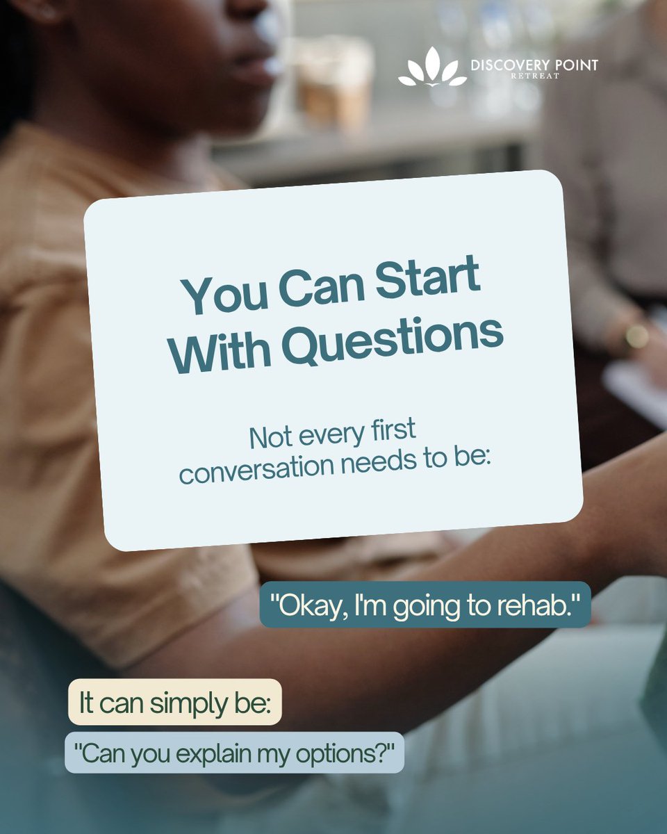 point_retreat's tweet photo. Your first conversation doesn’t have to be, “I’m going to rehab.”

It can simply be: “Can you explain my options?” 💬

Our admissions team can help you understand what comes next, without pressure to decide everything today. 🤍

#AddictionHelp #RehabSupport #AddictionTreatment https://t.co/seWXUsM3sQ
