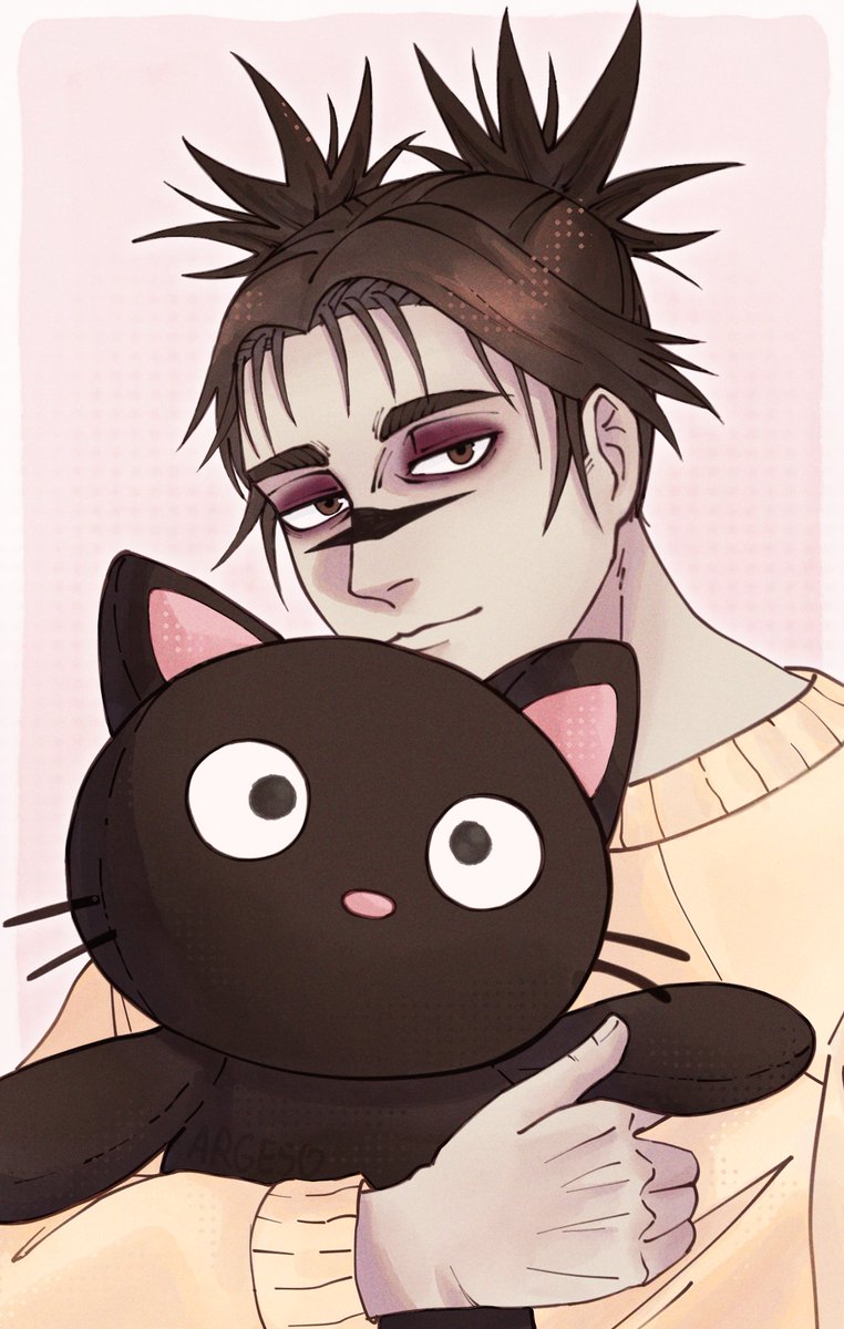arges_argess's tweet photo. September friend of the month🐈‍⬛

#choso https://t.co/3FryJY1GLh