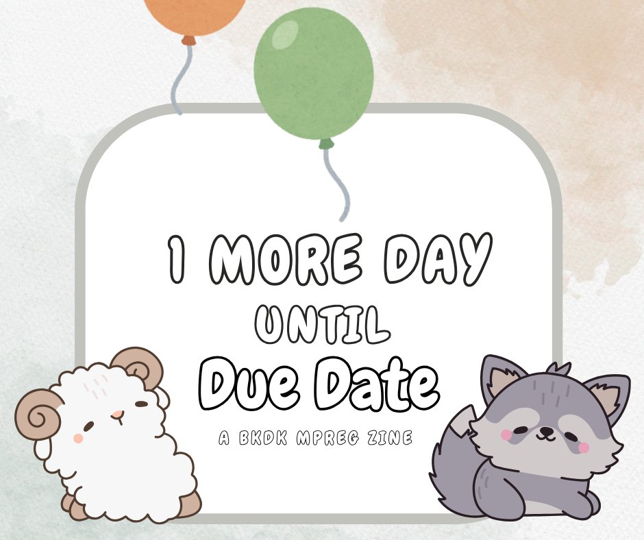 bkdkduedate's tweet photo. Are you ready?! The zine comes out tomorrow! https://t.co/UkBSdRGGrF