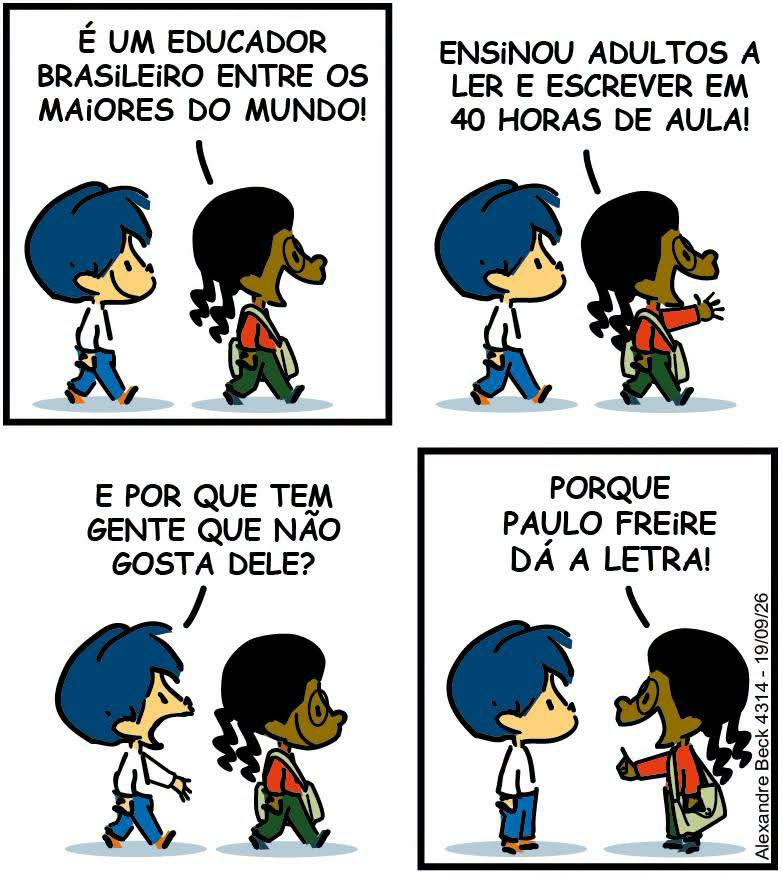 profsosa13's tweet photo. 105 anos do nascimento do professor, filósofo e educador Paulo Freire. https://t.co/KNy5kEmkf2