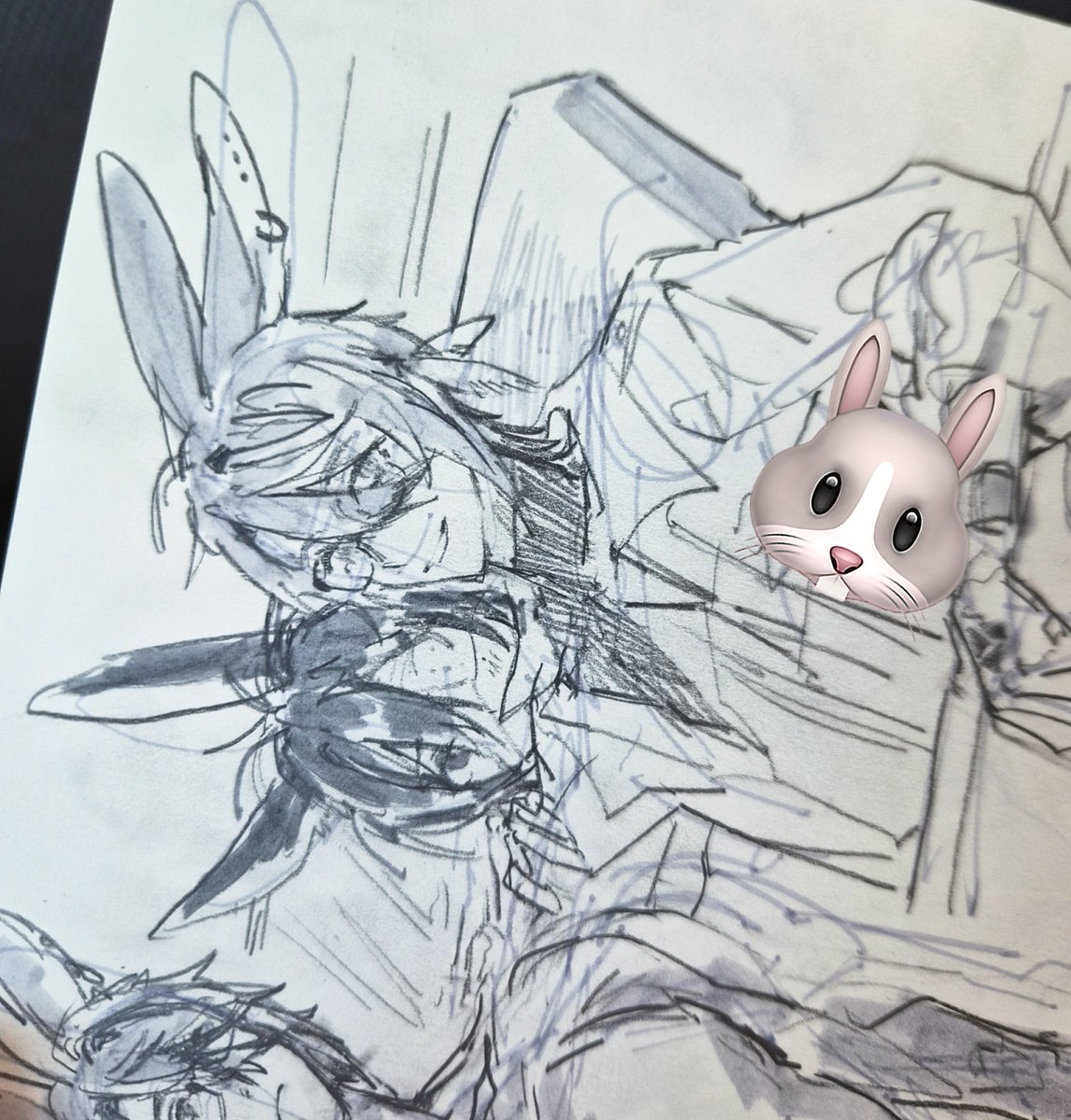 _chkawa's tweet photo. 🐰✍️ https://t.co/mjIXzAJMHE