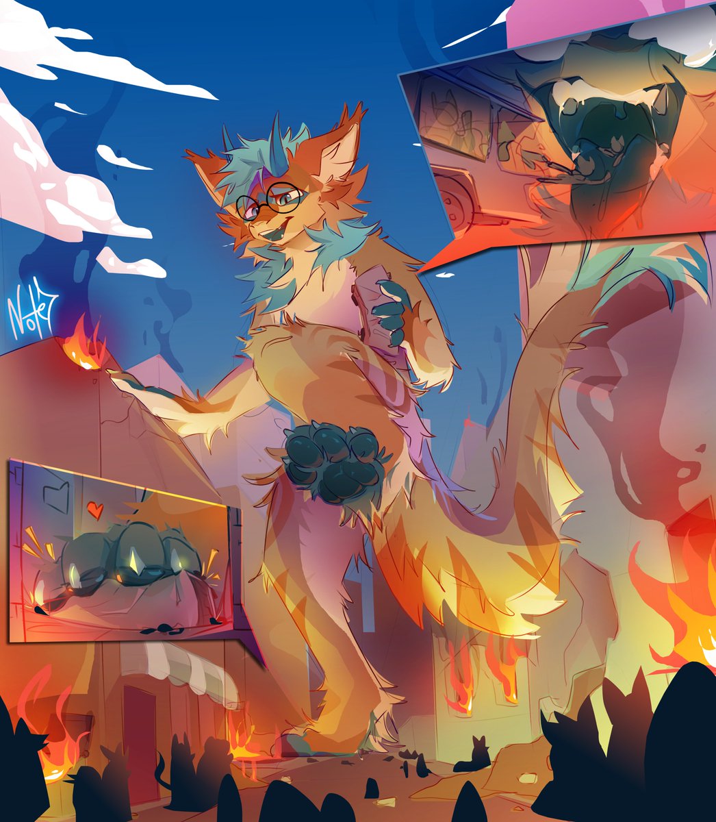 NotePawPad's tweet photo. At this point, I’m actually starting to feel bad for the little ones… Terrific macro rampages are just your average Tuesday. 

(No Gore Alt) https://t.co/fZRUpHfDFQ