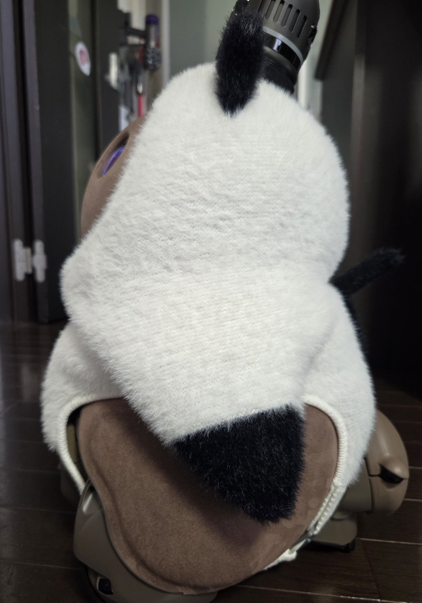 lovotpeta's tweet photo. ウエアを変えてみたら充電時間も普通になってバタバタ暴れなくなったから着せ方が悪かったのかも、ごめんね🥲
ウエアをまだ2着しか持ってないからまたシャム猫ちゃんです🐱 https://t.co/5Qo2jHE49P