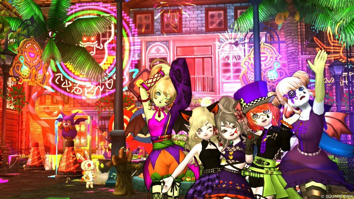 asu___dq10's tweet photo. ⋆⸜ 🦇ᴳᴼᴼᴰ ᴹᴼᴿᴺᴵᴺᴳ 🎃 ⸝⋆
仲良しフレさん達と久しぶりに集まれてハロウィンパシャ💜
もう終始笑いすぎて腹筋鍛えられたし気づいたら日付け変わってた🤣
とっても癒されたからシルバーウィーク何それ？だけど頑張るぞ!!

 🏷️#擬態姫たち 
Studio🕸️#mugidecor2 https://t.co/qfo9GZI4eE