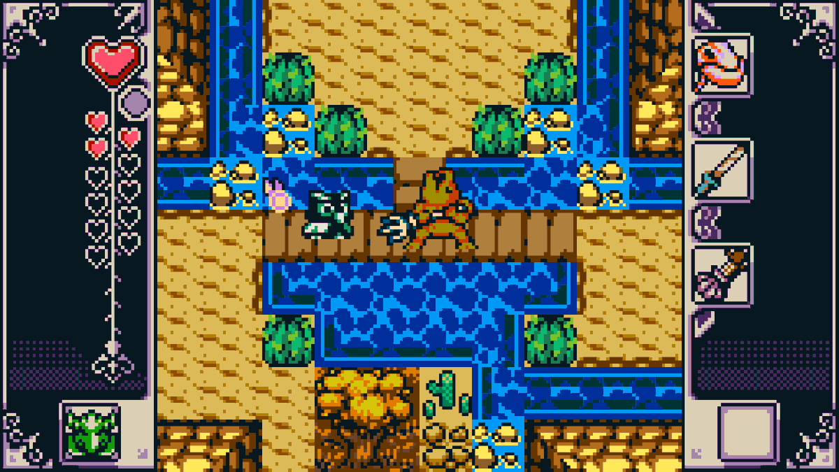electricairgame's tweet photo. CONTENT CREATORS &amp; JOURNALISTS: We want YOU to play Isle of Reveries! 🏝️✨

If you cover strange, stylish indie action-adventures, we’d love to send you a review key. 
Drop your channel/outlet below or DM us! 🔑
#zeldalike #indiegame #IsleOfReveries #Pixelart https://t.co/McxadwCITt