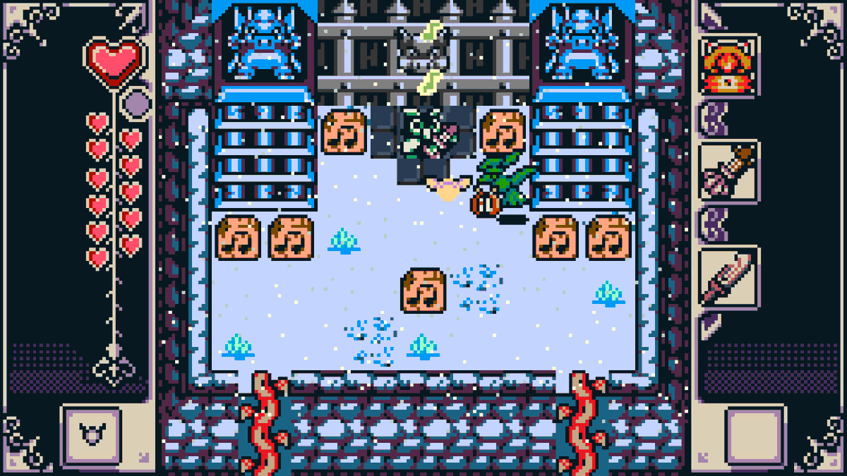 electricairgame's tweet photo. CONTENT CREATORS &amp; JOURNALISTS: We want YOU to play Isle of Reveries! 🏝️✨

If you cover strange, stylish indie action-adventures, we’d love to send you a review key. 
Drop your channel/outlet below or DM us! 🔑
#zeldalike #indiegame #IsleOfReveries #Pixelart https://t.co/McxadwCITt