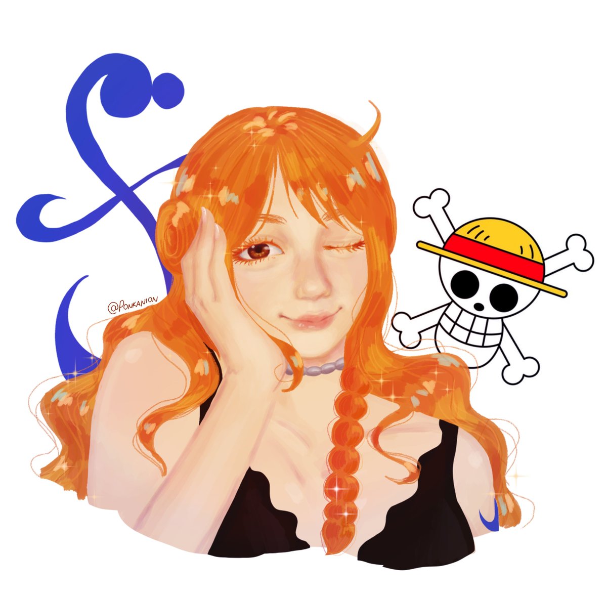 ponkanion's tweet photo. Today's last drawing will be of one of the most beautiful girls from One Piece<33🌸
#nami #onepiece #digitalart #onepiecefanart https://t.co/1bWOg1gwXx