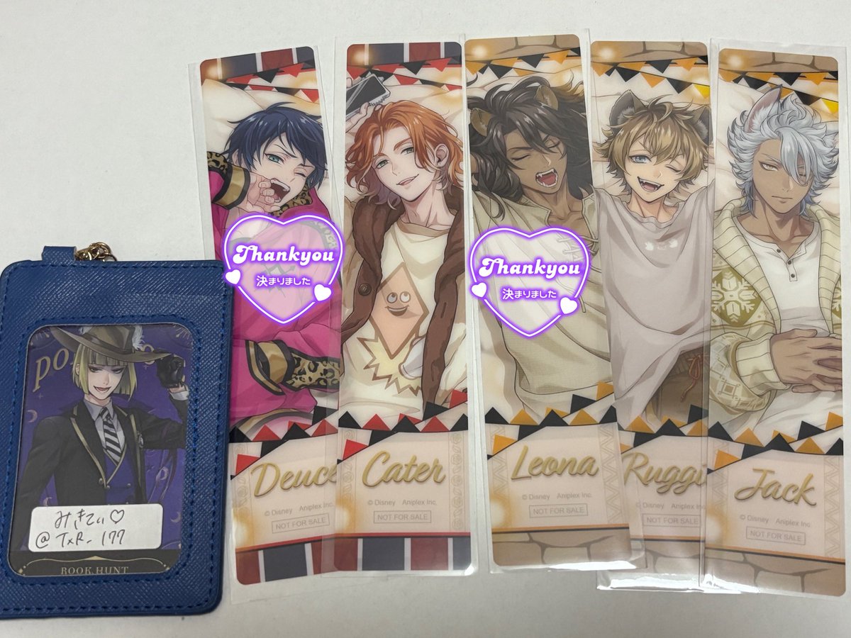 TxR_177's tweet photo. 【交換】
ツイステ ボンボニ くつろぎ 特典 しおり

譲➡️ケイト ラギー ジャック

求➡️ルーク

21日お昼頃なんばマルイに行くので現地手渡しでの交換◎/郵送◎
検索からでもお気軽にお願いいたします。 https://t.co/Nyrm2pXtoX