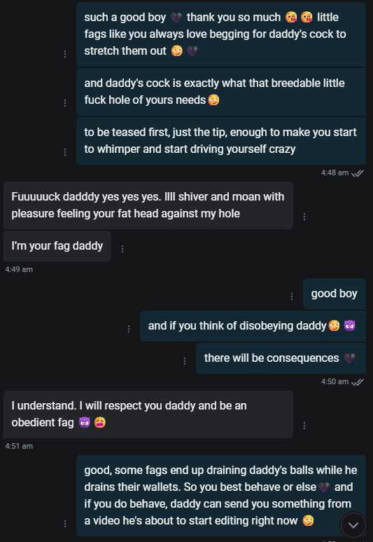CheatingSlutsX's tweet photo. Sexting is easy 🖤
It gets me so turned on knowing you’re touching yourself while you chat with daddy 😏😘
#nsfw #nsfwtwt #daddy #esex #sexting #snap https://t.co/NUmSM7d1qJ