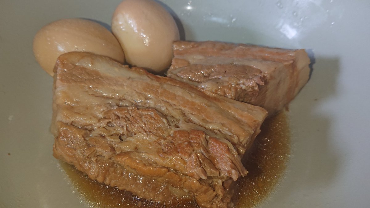 jaga_shima's tweet photo. ついに完全に箸で切れるトロトロ角煮ができた！ https://t.co/d918cfjhLM