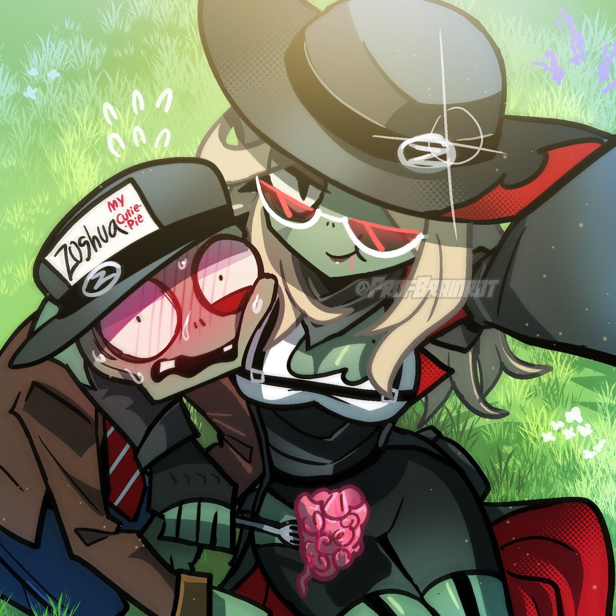 Profbrainrot's tweet photo. Undead love wins💅 #pvz #plantsvszombies #pvzoc https://t.co/kvHmXTCfHH