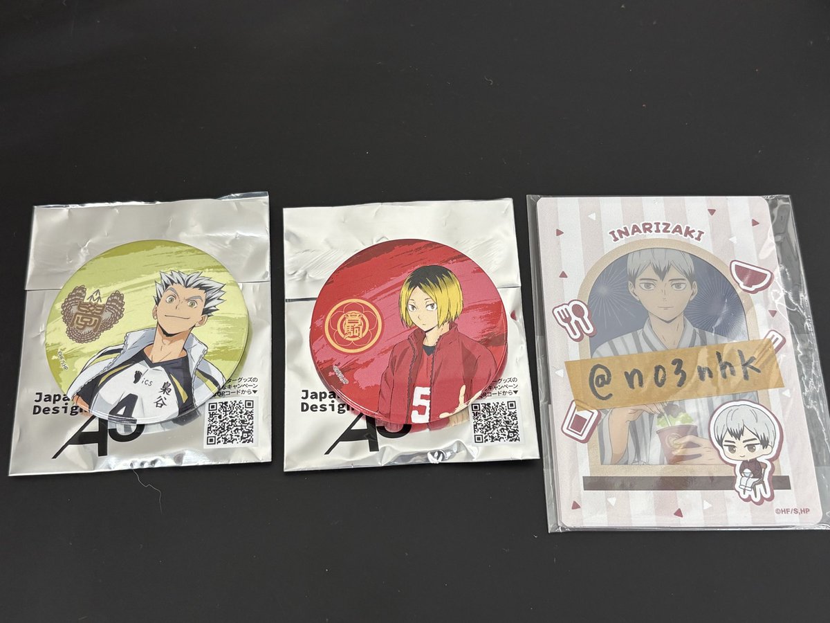n03nhk's tweet photo. 交換希望

ハイキュー缶バッジ

［譲］
お写真

［求］
同種/異種
北
お写真提示お願いします🙇‍♀️

郵送希望
検索からもお声がけ下さい！ https://t.co/1VIT4L3Gvo
