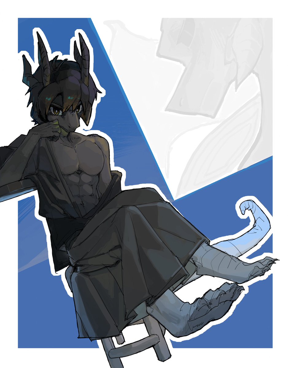 Arrkciel's tweet photo. 黑黑的果子

是朋友送的赠图，让人想尝一口
Art by @Philosophilosop https://t.co/oC6NuTceMK