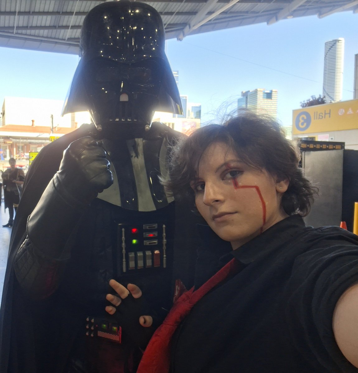 sharlbee's tweet photo. here a a few photos from the con, spoke to a few different people and well, let's just say, things are going to be very interesting..

Also I got a potato!! 🥔  :D

#notquitehuman #nominalgravy #notquitehumancosplay https://t.co/7kvQCMJsl2