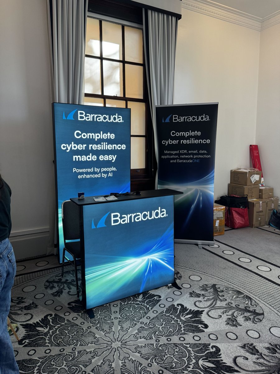 BarracudaMSP's tweet photo. From the Sydney waterfront to the event floor, XChange Australia was full of valuable conversations about helping MSPs grow, differentiate and strengthen their cybersecurity offerings. Thanks to everyone who spent time with us!

#BarracudaONEplatform #XChange #cybersecurity https://t.co/0nezM7gBZZ