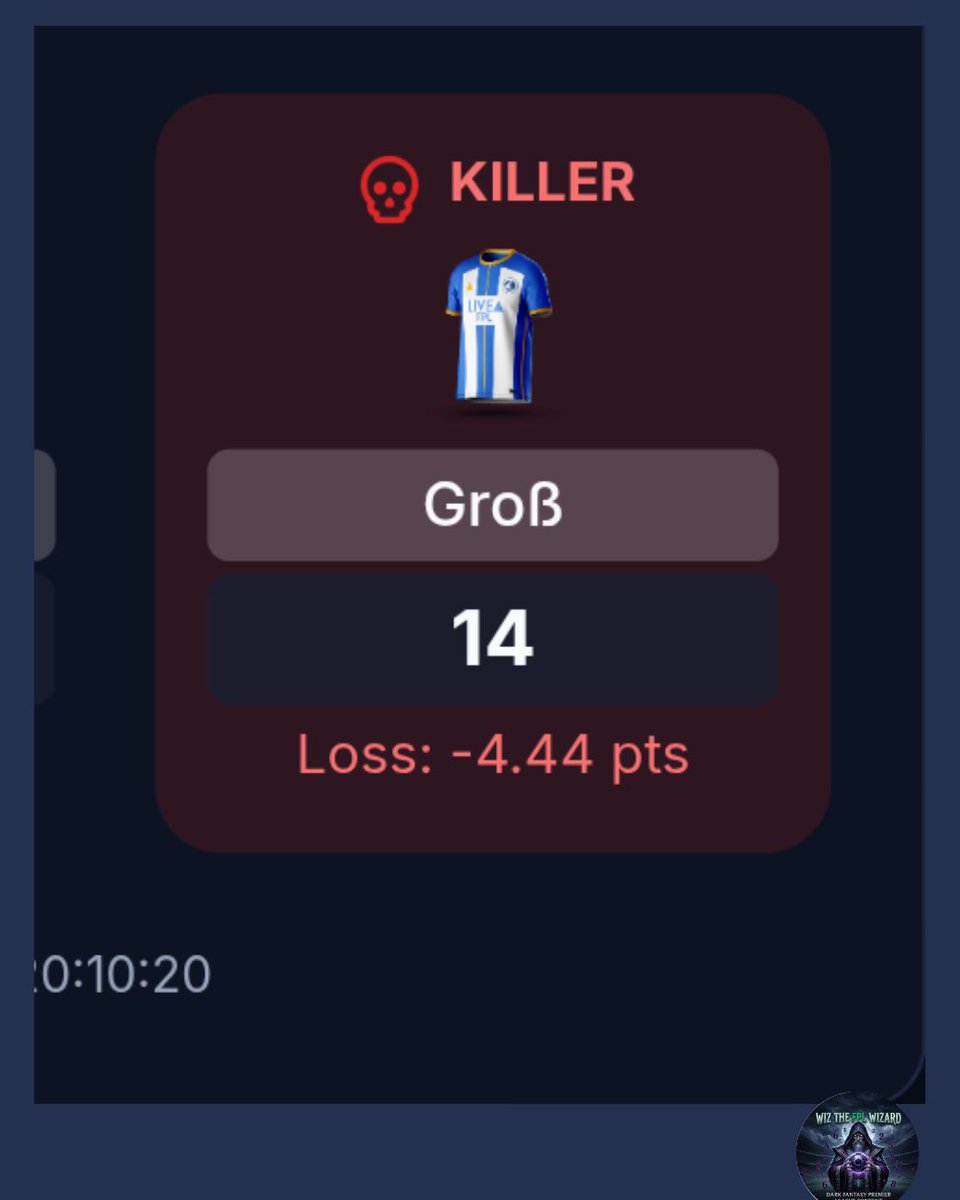realfplwizard's tweet photo. 🧙 You'll never guess who my number one rank killer was. I was stubborn enough to think he wouldn't be good against #ARS. The bad part is I still won't consider him for the coming GWs. https://t.co/y1gpJQgSnr