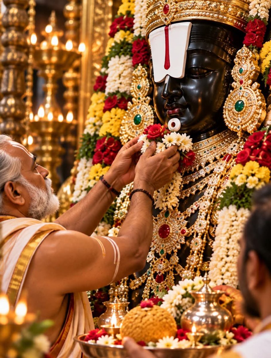 mahijamwal0404's tweet photo. Divine darshan of Tirupati Balaji Venkateswara Govinda ji 🪷✨️🙏 https://t.co/sh1im13Q1y