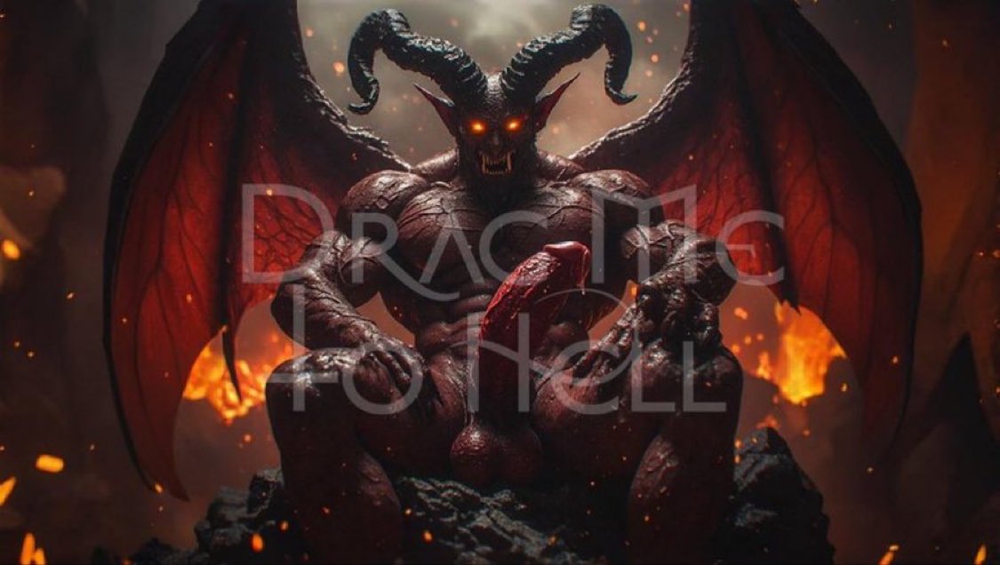 RayanBeninato's tweet photo. Surrender and let our Father stretch your greedy hole wide on His massive Satanic dick. Feel His thick, cursed cum pump deep into our guts. Let our Lord Satan soak and impregnate your ruined asshole with His infernal seed.
⛧ 🦂☣️#HAILSATAN #HailPhallus #GAYPORN  #GaySatanic https://t.co/zZh4TcXh5h