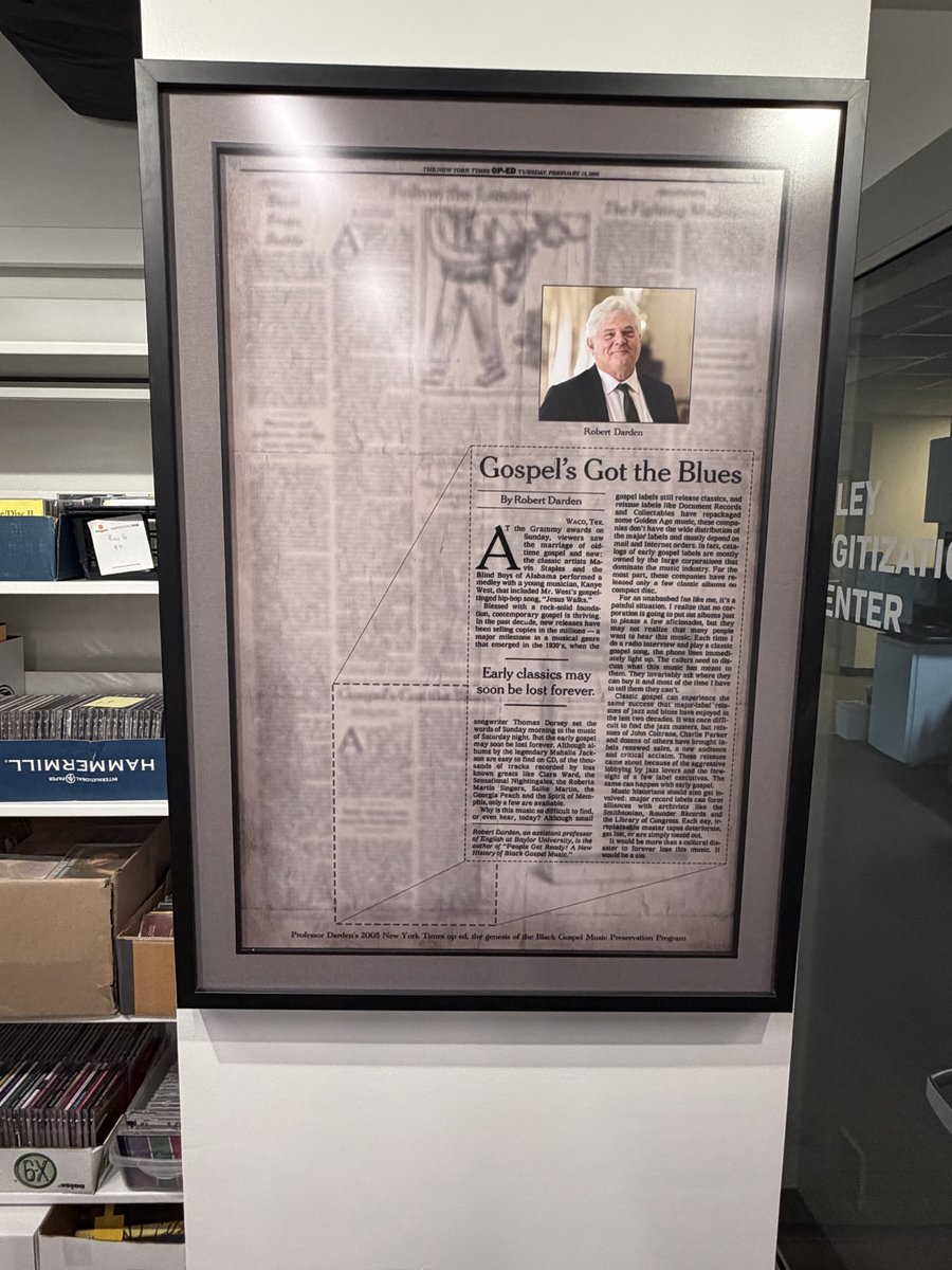 Jeffmayjr's tweet photo. Our history has a sound. 🎶
@SaaacamTx was proud to celebrate @Baylor’s expanded Black Gospel Archive and the preservation of Black Gospel music for generations to come.
Congratulations to the BGA team for protecting this extraordinary legacy!
#SAAACAM #BlackGospelArchive https://t.co/a7zxB1c29O