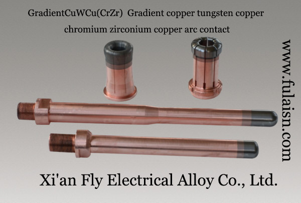 FlyElectrica's tweet photo. GradientCuWCu(CrZr)  Gradient copper tungsten copper chromium zirconium copper arc contact https://t.co/sRjKOYwfGj