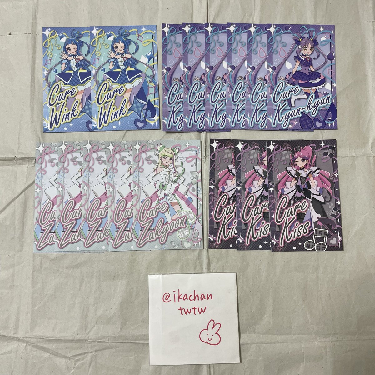 ikachantwtw's tweet photo. 【交換】プリキュア タワレコ タワレコカフェ フォト風カード フォトカード

譲)画像1〜3
3枚目はホロ(レア)

求)
ノーマル:アルカナ(・シャドウ)
ホロ: アルカナ・シャドウ、ワンダフル 

詳細画像4にて

郵送or固定ポスト日程内で都内手渡し
検索からでもお声掛け下さい◎

よろしくお願いします。 https://t.co/PTE7hUmOvD