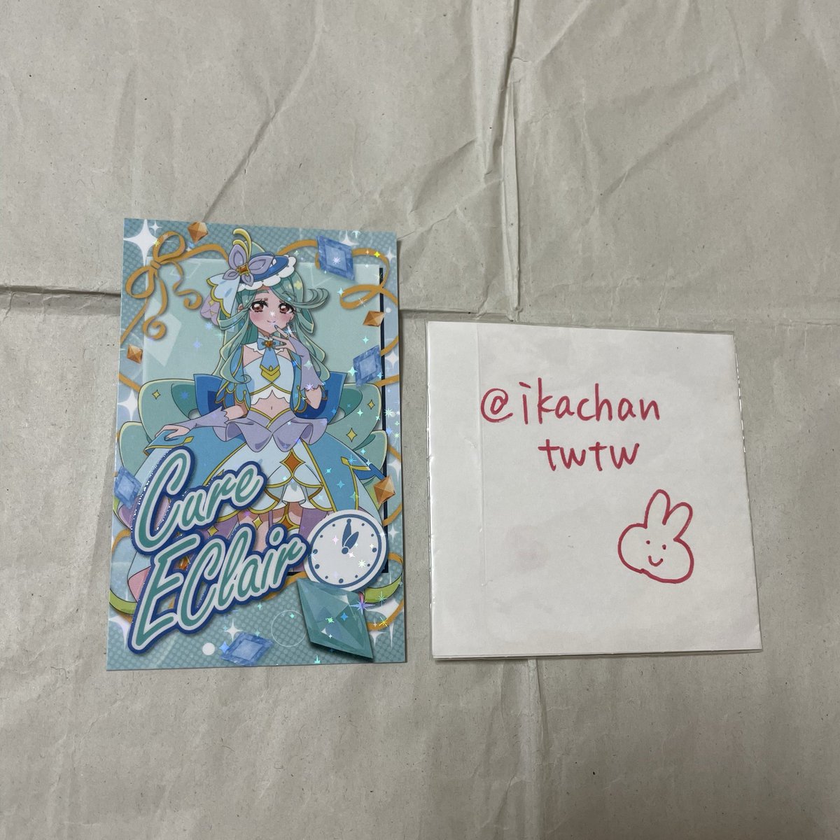 ikachantwtw's tweet photo. 【交換】プリキュア タワレコ タワレコカフェ フォト風カード フォトカード

譲)画像1〜3
3枚目はホロ(レア)

求)
ノーマル:アルカナ(・シャドウ)
ホロ: アルカナ・シャドウ、ワンダフル 

詳細画像4にて

郵送or固定ポスト日程内で都内手渡し
検索からでもお声掛け下さい◎

よろしくお願いします。 https://t.co/PTE7hUmOvD