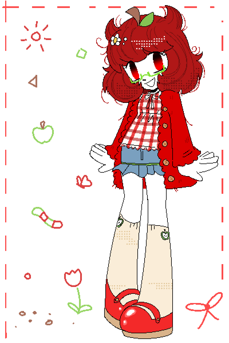 arcadekitt3n's tweet photo. I wanna get in the habit of drawing more personal art again...i used to do it so much more! So here's some with Mary my favorite dress-up doll❤️🍎
#cemeterymary #blackouthospital #mywishmaker https://t.co/GttgfehSAm