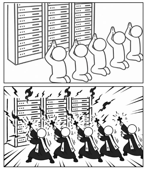 python_academia's tweet photo. サーバーにも文化の違いがあるみたいですね https://t.co/JQHj6iC7Qf