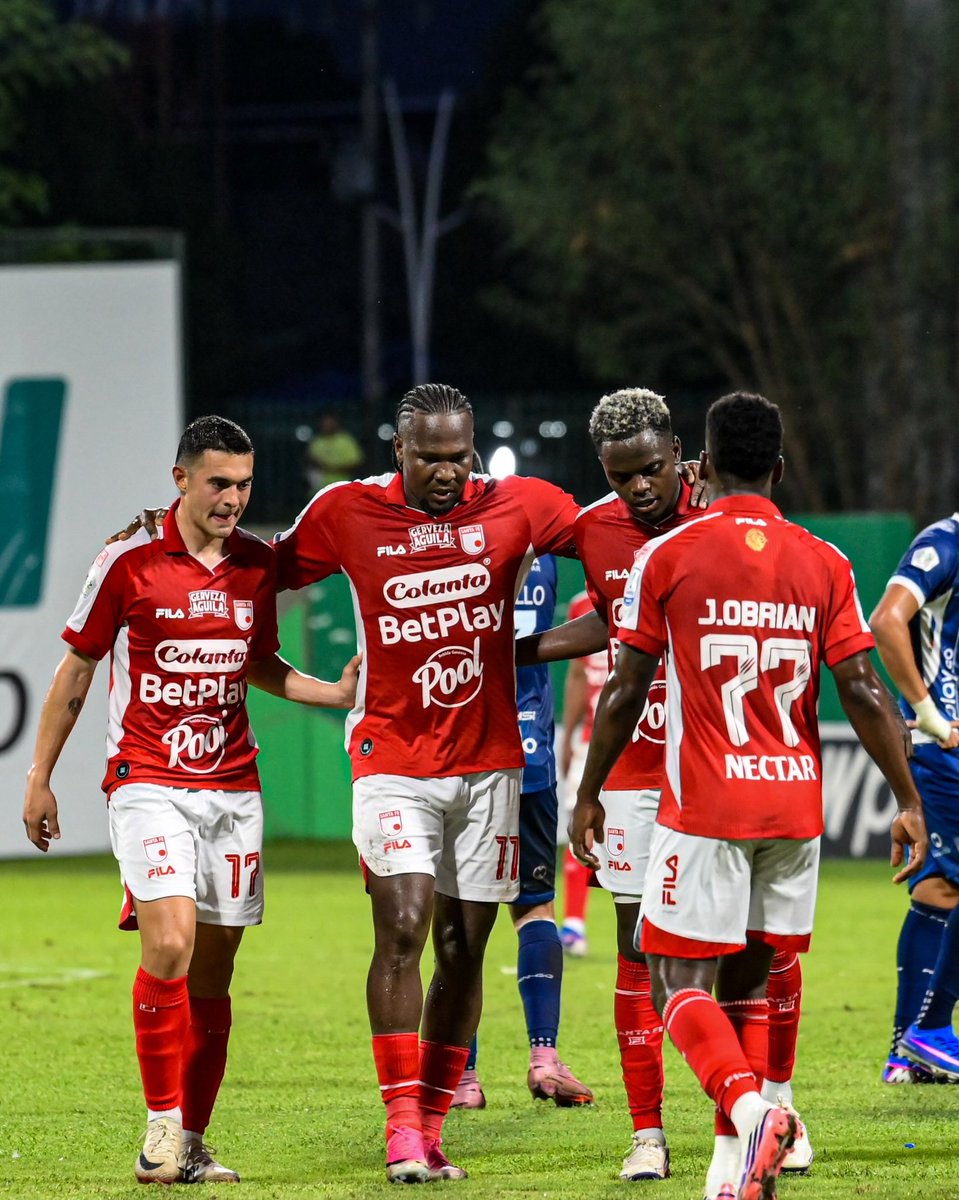 SantaFe's tweet photo. ¡Hugol marcó y se convirtió en el octavo goleador histórico del León 🦁🔥 junto al Tren Valencia!

𝟕𝟖 𝐚𝐧𝐨𝐭𝐚𝐜𝐢𝐨𝐧𝐞𝐬 vestido de Cardenal 🇮🇩 https://t.co/8BLkdMnE7P