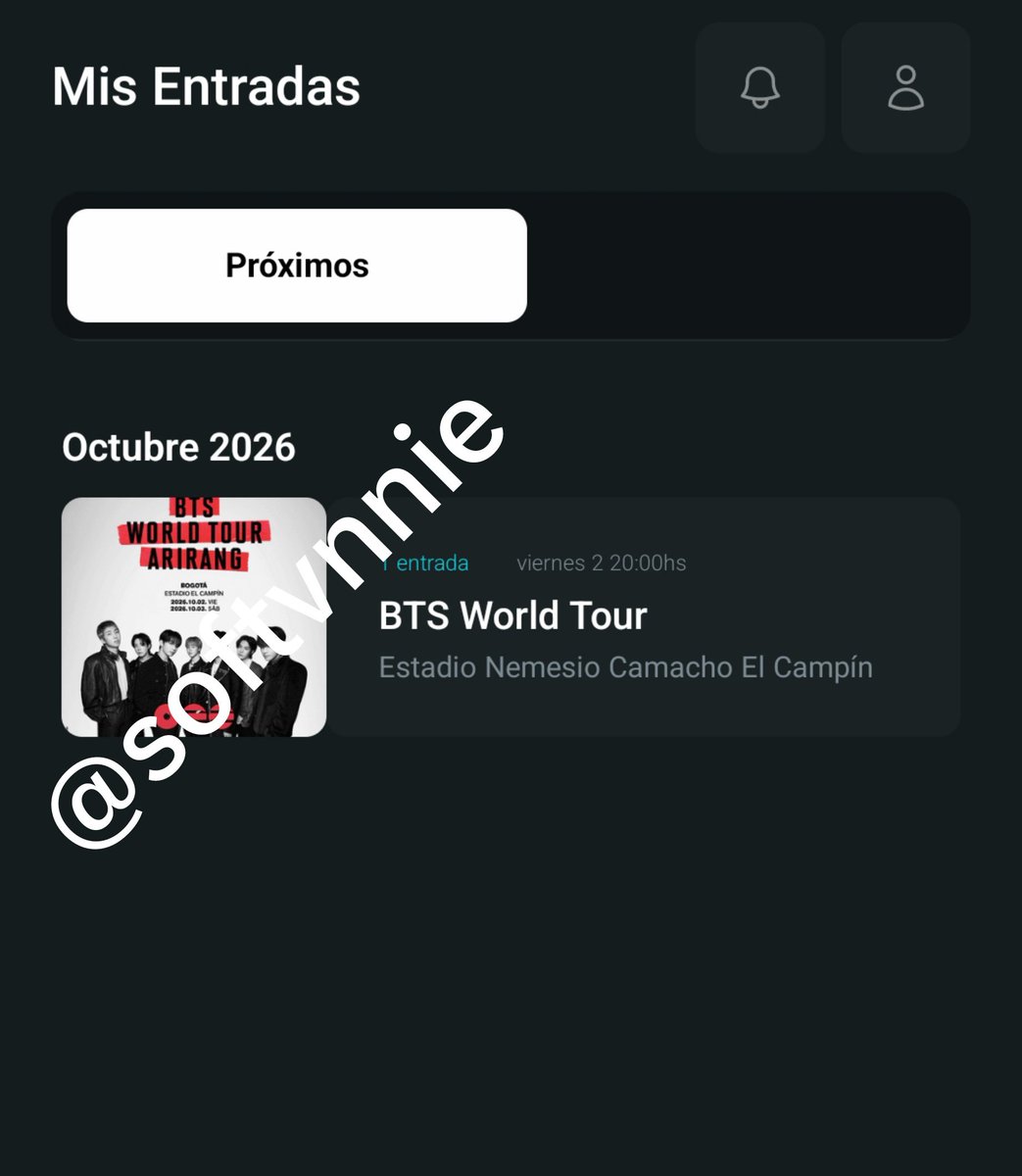 softvnnie's tweet photo. Habemus entrada 🥹
Agradecida infinitamente con @ki_mcrc que me ayudó a conseguir el contacto, a @ggukthminyg por ser mi intermediaria y @snowonsummer21 por apoyarme en el proceso 💗 https://t.co/bh5LzXKRdx