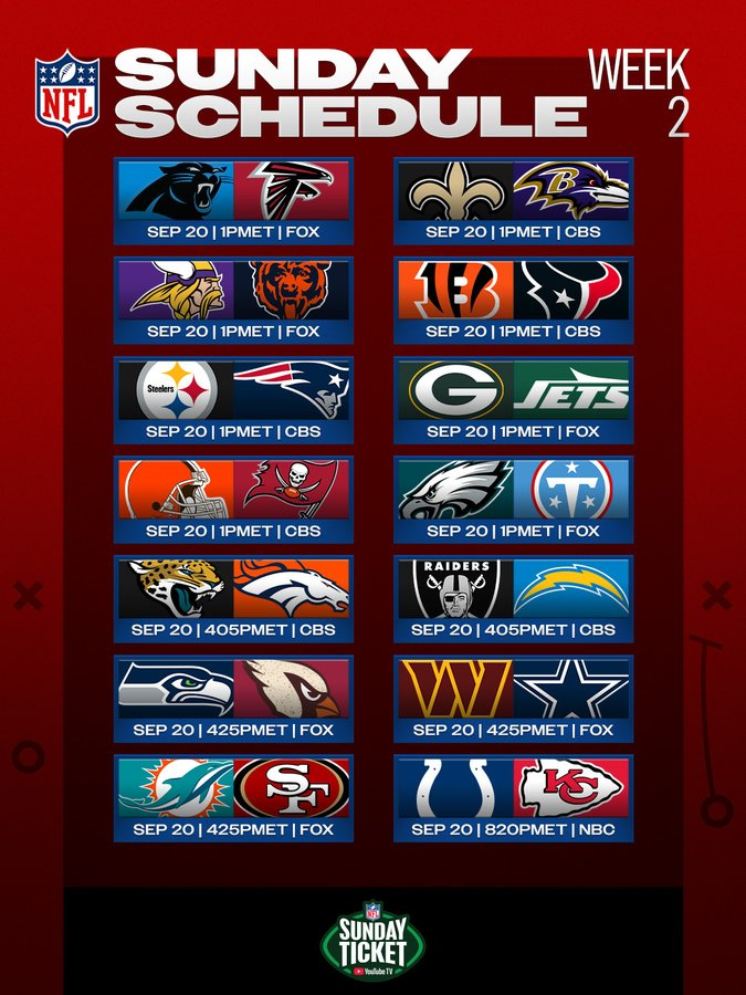 Emily318FL's tweet photo. Which game are you most excited about in Week 2? 👀 https://t.co/EoRl9fcg8d